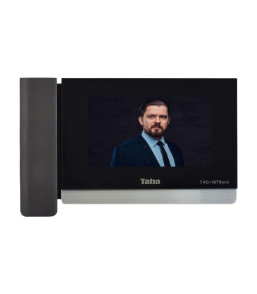 مانیتور آیفون تصویری تابا مدل TVD-1070 Pro با صفحه 7 اینچ لمسی و رله خروجی پارکینگ